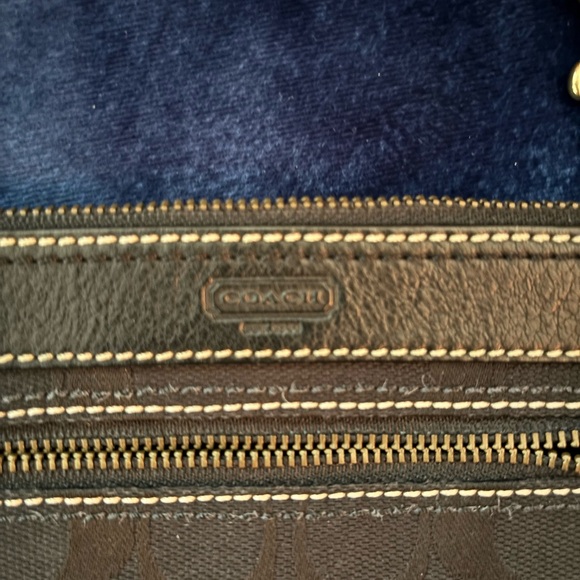 Coach Black Leather Wristlet - Picture 5 of 6
